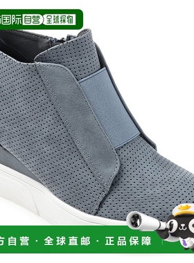 自营 Journee Collection 女士 Clara 坡跟运动鞋 - 蓝色 美国奥