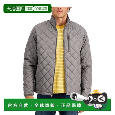 美国直邮HAWKE & CO 男士 立领外套夹克进口拉链男款防水防风