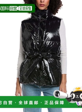 自营Year of Ours Glossy Puffer Vest - black 美国奥莱直发