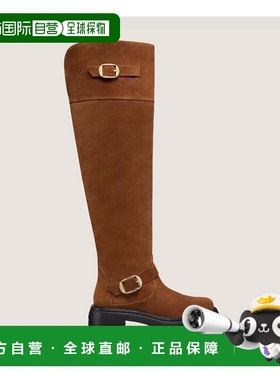 自营Women's Stuart Weitzman Emerson Moto Tall Boot Coffee Br
