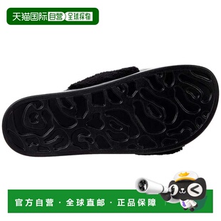 自营Aerosoles Lina Slide凉鞋黑色组合LINA-820女士-黑色 美国奥