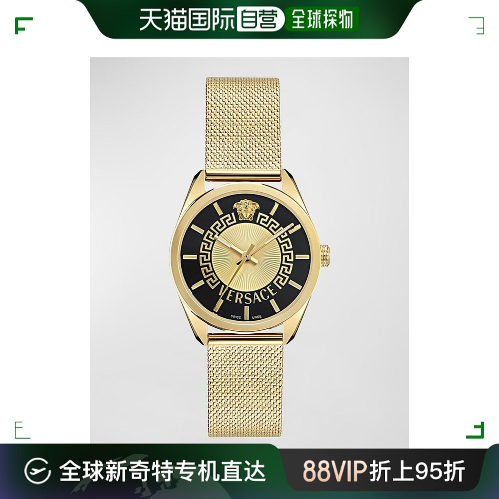 【美国直邮】versace 通用 休闲手表范思哲手链式腕表石英金表
