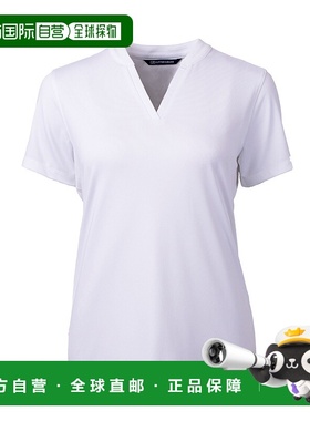 自营 cutter & buckCutter&Buck Forge加热弹力女式刀片T恤-白色