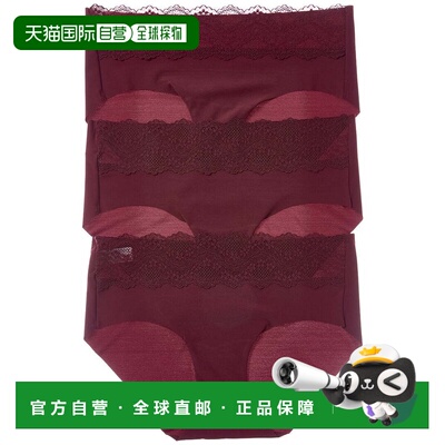 自营b tempt'db.tempt'd by Wacoal 3pk B.Bare Hipster - red 美