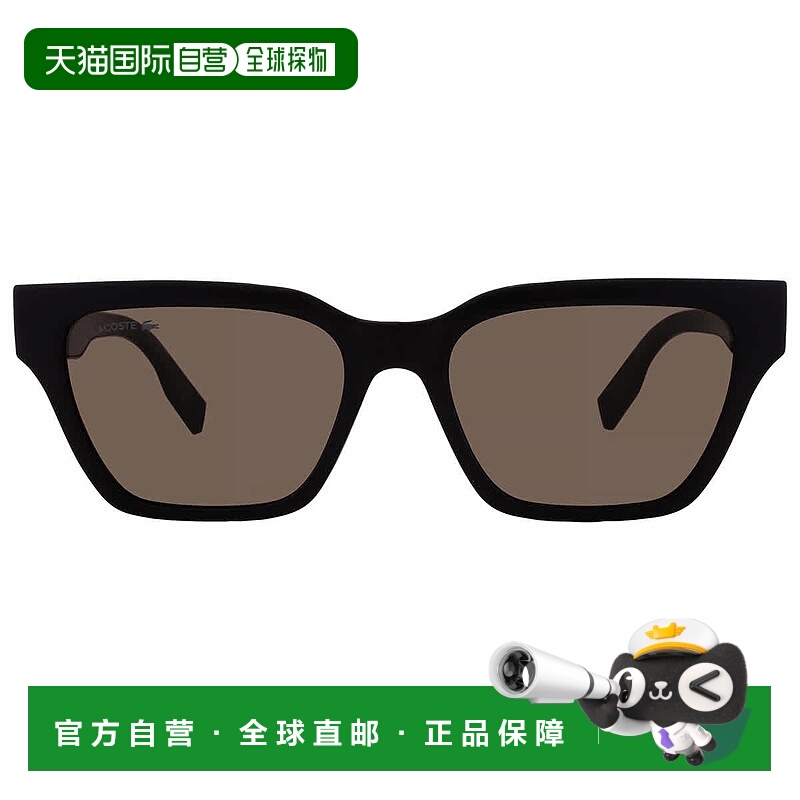 自营Lacoste Brown Square Ladies Sunglasses L6002S 001 53 - m