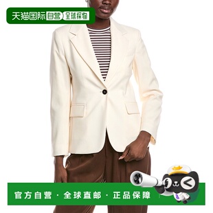 自营 weekend max mara周末Max Mara Lamine羊毛夹克-白色 美国奥