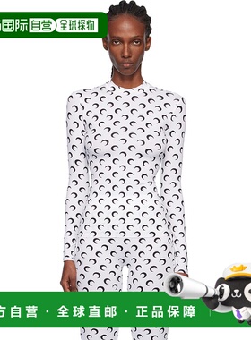 1h可退 香港直邮潮奢 Marine Serre 女士 白色 Recycled Moon Jer