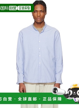 1h可退 香港直邮潮奢 Greg Lauren 男士 蓝色 Oxford Studio 衬衫