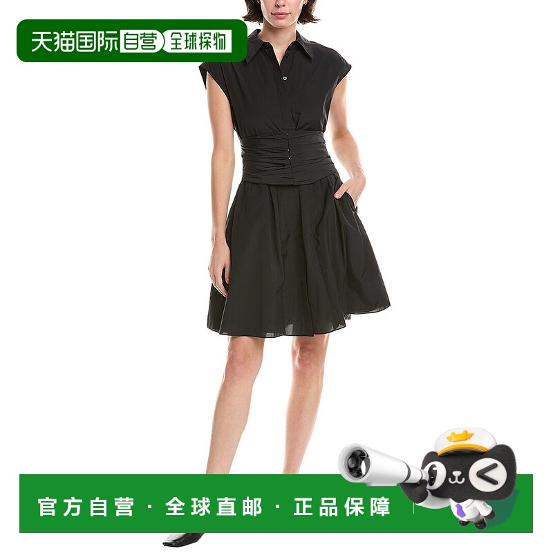 自营Rebecca Taylor领迷你连衣裙-黑色 美国奥莱直发
