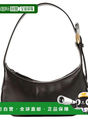 自营Staud Women's Owen Leather Shoulder Bag, Espresso - espr