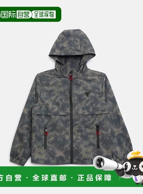 自营guessManchester Nylon Camo Jacket (7-16) - manchester ca
