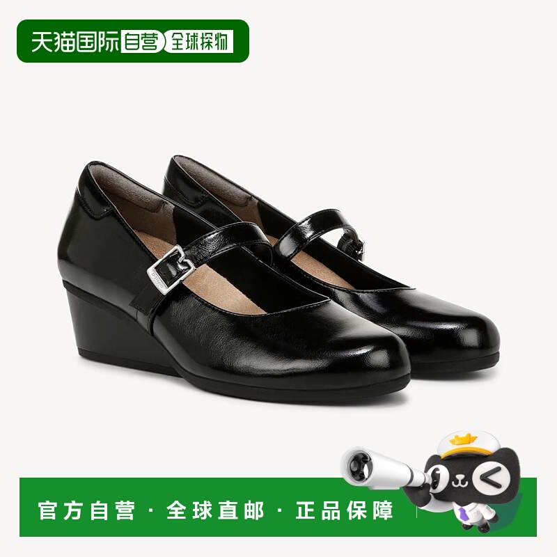 自营Dr. Scholl's Be Ready Mary Jane Women's Black Leather We