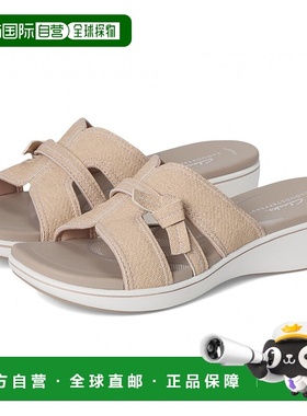 1小时内可退 美国直邮Clarks Breeze Rae Mia Sand Interest Synt