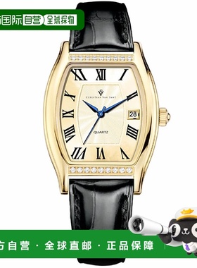 自营Christian Van Sant女式Gemma金表盘手表-金色 美国奥莱直发