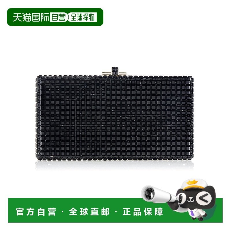 自营 judith leiber couture套筒矩形-银色喷射 美国奥莱直发