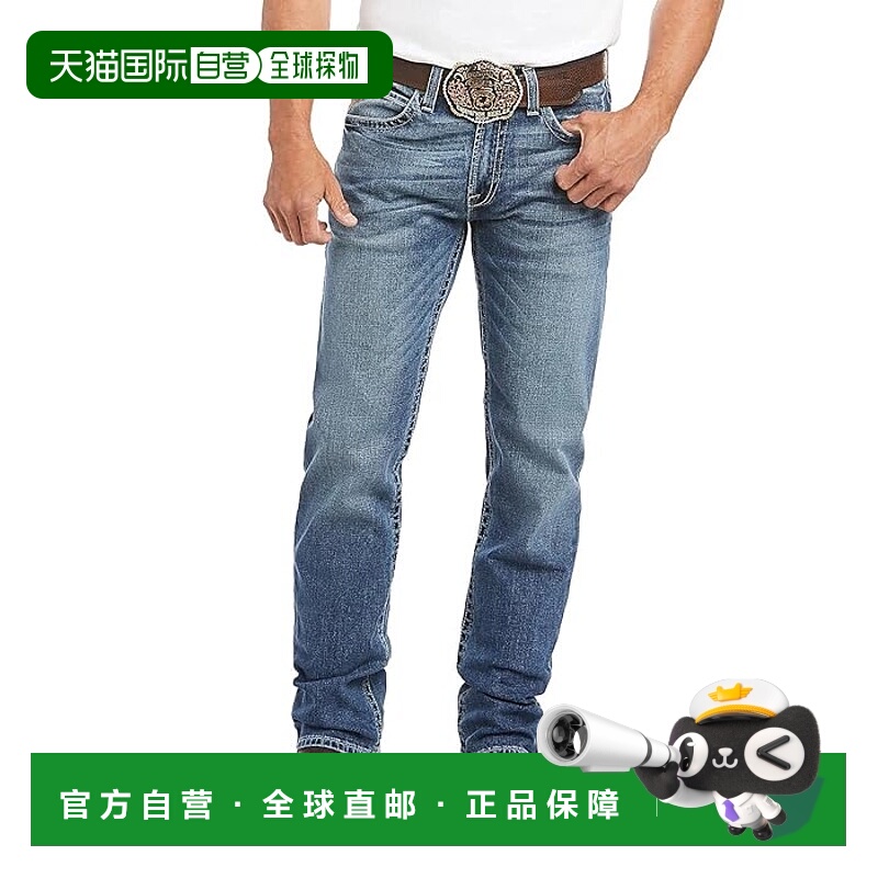 1h可退 香港直邮潮奢 ariat 男士 M2 Grayson Fargo 牛仔长裤(Far