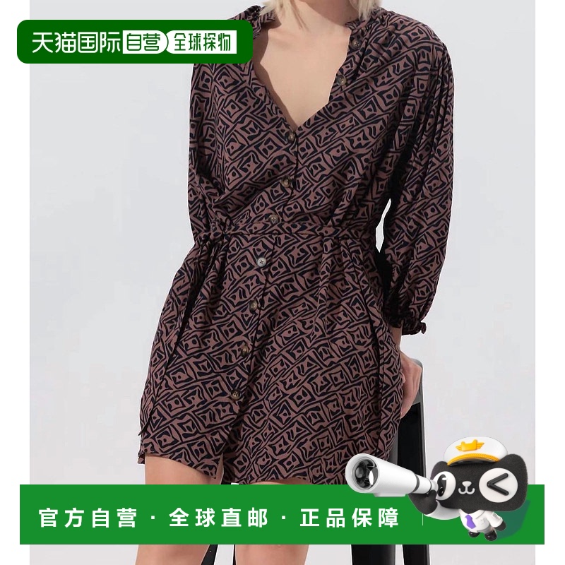 自营lusana米洛斯橡木 Desi 迷你连衣裙 - milos oak 【美国奥莱