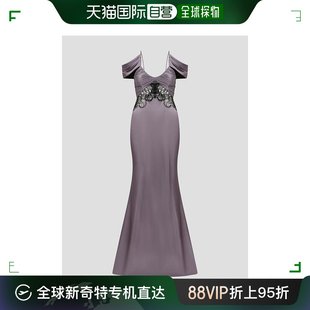 女士真丝连衣裙蕾丝裙子长裙 美国直邮Alberta Ferretti