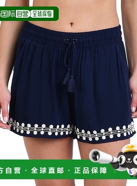 自营La Blanca Coverup Short - blue 美国奥莱直发