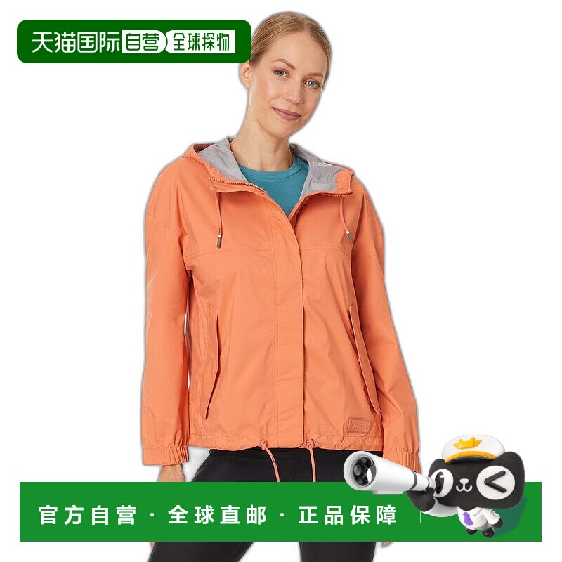 【美国直邮】LLBean|Wharf Street 雨衣 常规款连帽尼龙休闲外套