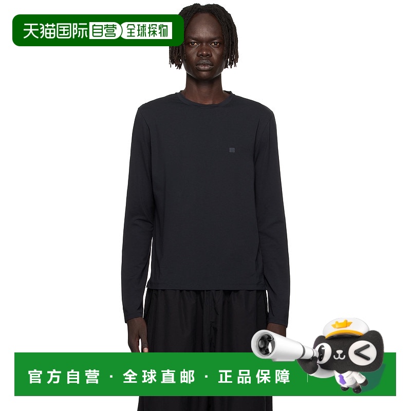 1h可退 香港直邮潮奢 Acne Studios 艾克妮 男士 黑色 Long Sleev