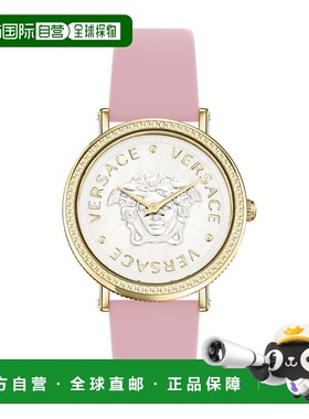 自营Versace Women's V-Dollar 37mm Quartz Watch - pink 美国奥