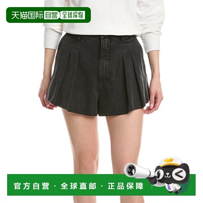 自营FRAME Denim The Structural Short - black 美国奥莱直发