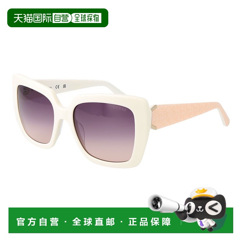 自营 Guess女式太阳镜-白色 美国奥莱直发新款