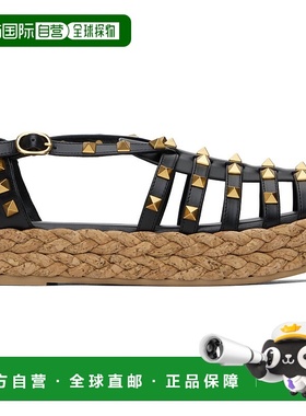 1h可退 香港直邮潮奢 Valentino 华伦天奴 女士 黑色 Rockstud Co