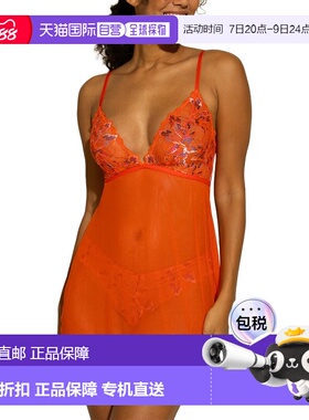 自营Cosabella Paradiso Chemise - Orange 美国奥莱直发吊带睡衣