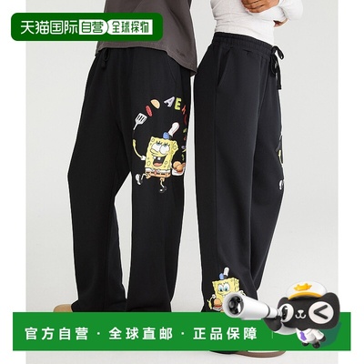 自营Aeropostale Spongebob X Krabby Patty Straight Leg Sweatp