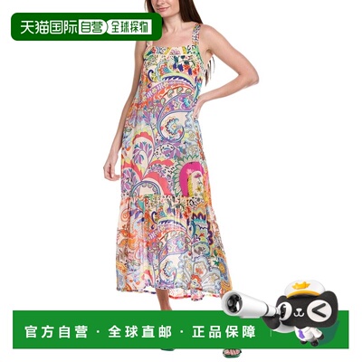自营Johnny Was Finley Midi Dress - Pink 连衣裙美国直发奥莱