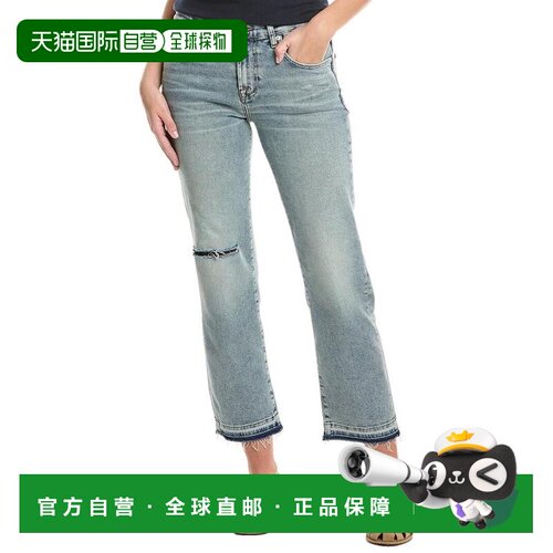 1h可退 【美国直邮】7 for all mankind 女士 牛仔裤直筒裤
