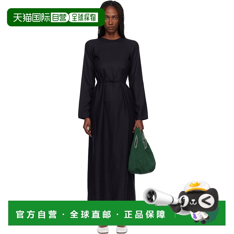 1h可退 香港直邮潮奢 Baserange 女士 黑色 Long-Sleeve Apron 连