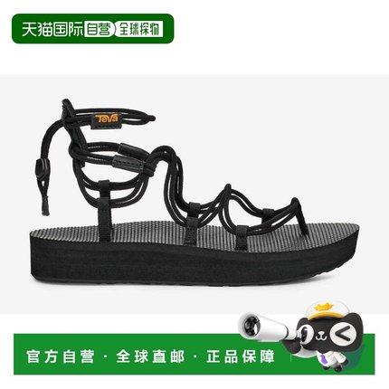 自营Women's Teva Midform Infinity Sandals Black Ankle Strap