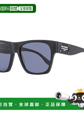 自营 Karl Lagerfeld中性方形太阳镜KL6074S 002哑光黑色55mm-002