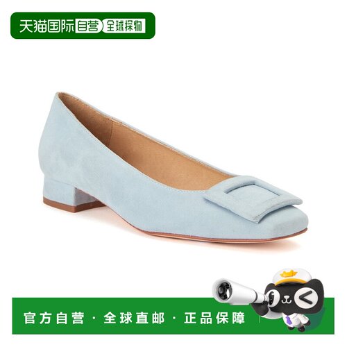 自营J.McLaughlin Lisbeth 绒面革高跟鞋 - 蓝色 美国奥莱直发