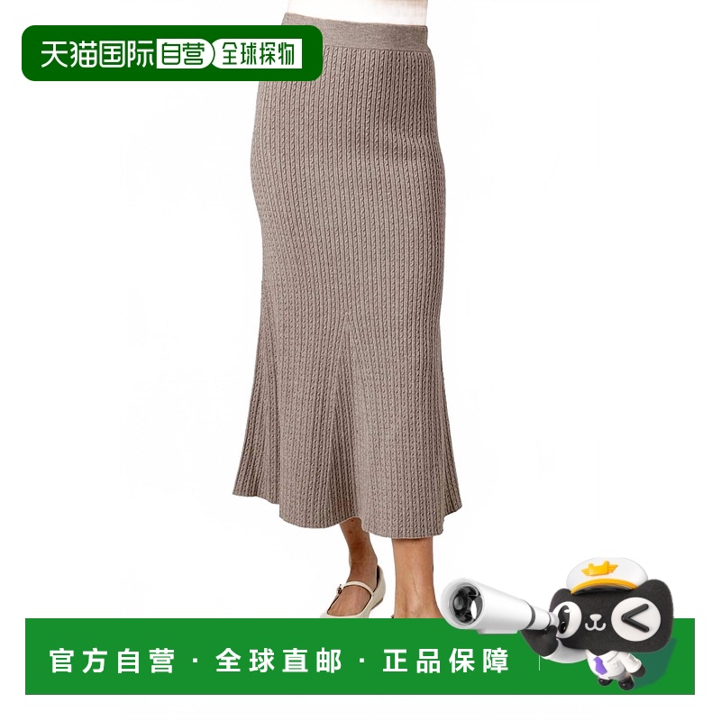 自营 sundays罗莎琳德裙子在切斯纳特-切斯纳特 美国奥莱直发女装