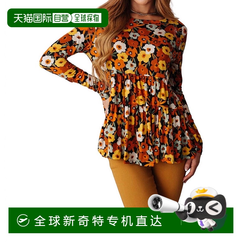自营haptics让我们开始吧 橙色花卉 - 橙色花卉 【美国奥莱】直发