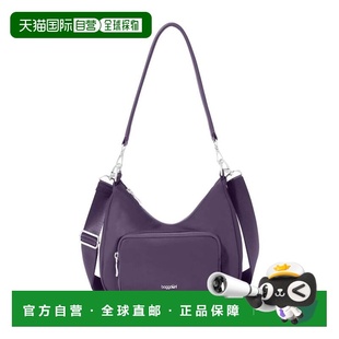 自营baggallini Women's Savannah Crossbody Bag - deep grape t