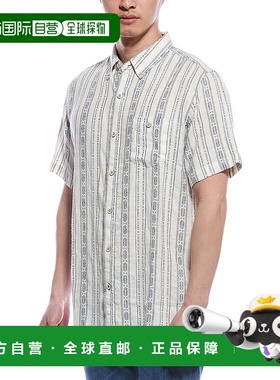 自营 weatherproof vintage耐候复古亚麻混纺衬衫-白色 美国奥莱