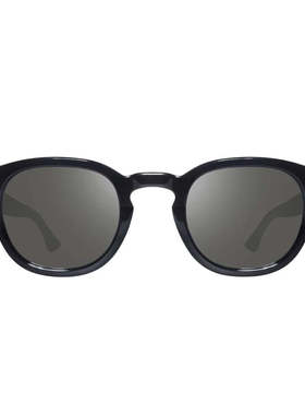 自营revo闪亮黑色RE1255 Sterling bio-acetate Phantos太阳镜-灰