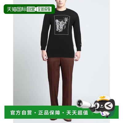 1h可退 【美国直邮】ICEBERG 男装针织衫 双色圆领轻质毛衣 14418