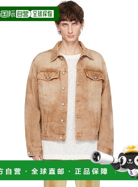 1h可退 香港直邮潮奢 Sefr 男士 黄褐色 Huron 牛仔夹克 MPRESS25