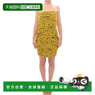 sachin 蓝色无肩带泡泡迷你直筒女式 babiSachin Babi 连 自营