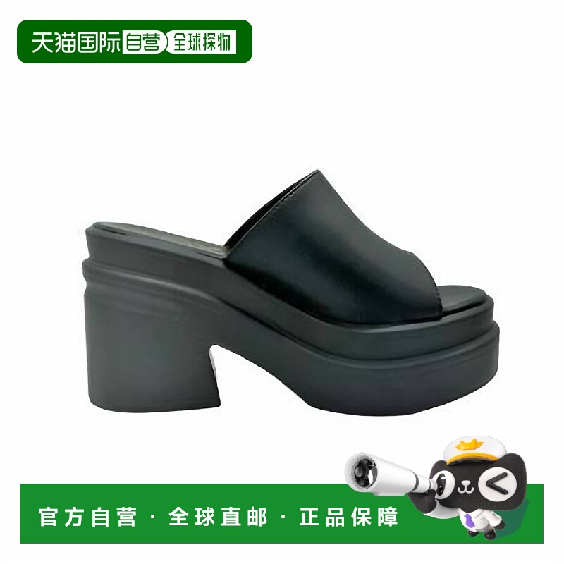 自营exe女式Tm-403楔形高跟鞋黑色-黑色 美国奥莱直发
