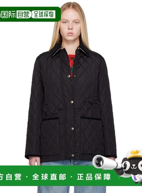 1h可退 香港直邮潮奢 Burberry 巴宝莉 女士 黑色 Broadway Quilt