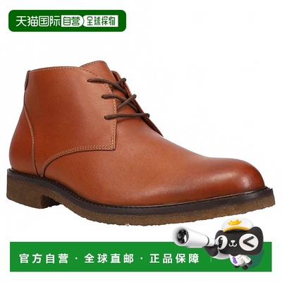 自营johnston & murphyMen's Copeland Chukka Shoes In Red Brow