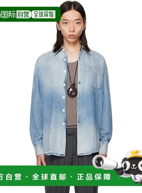 1h可退 香港直邮潮奢 Our Legacy 男士 蓝色 Above 牛仔衬衫 M425