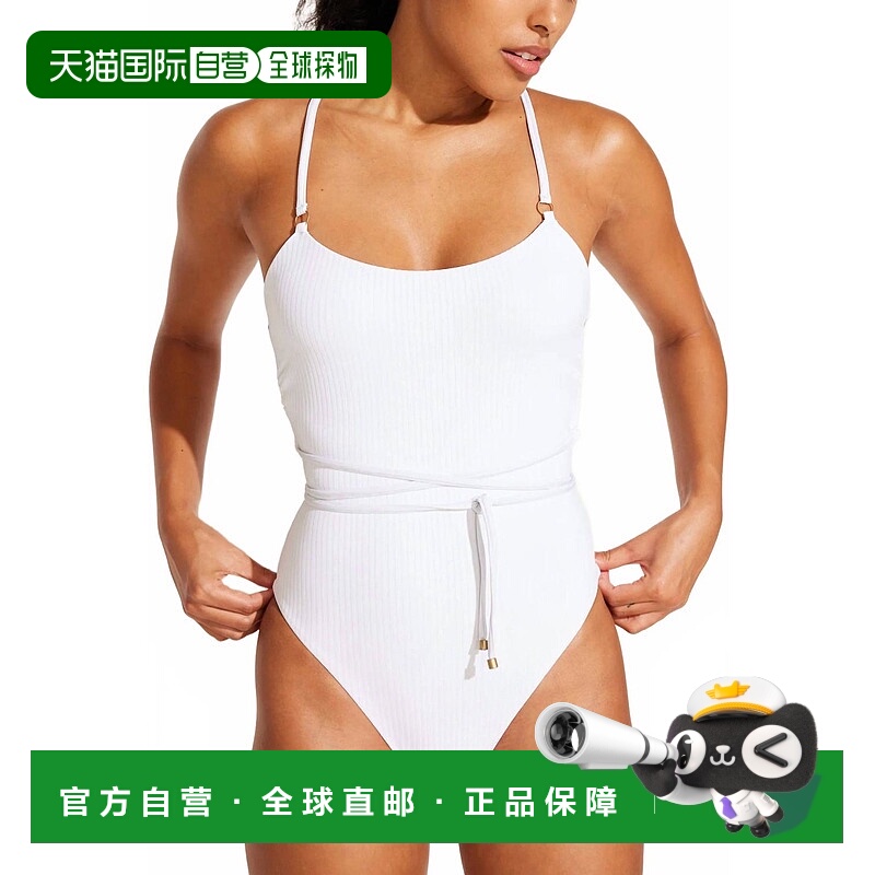 自营vitamin aWomen's Yara Wrap One Piece In White Ecorib - w